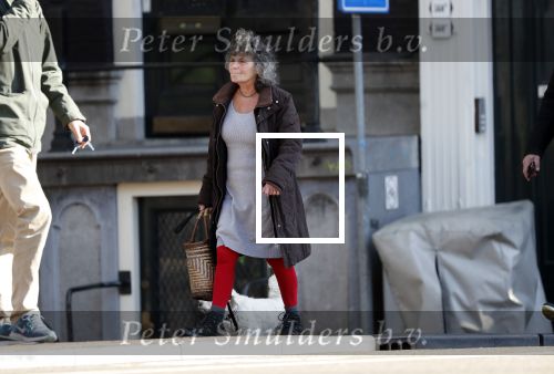 Amsterdam 1 april 2019
Yvonne Kroonenberg wandelen met haar hondje op de utrechtsestraat.