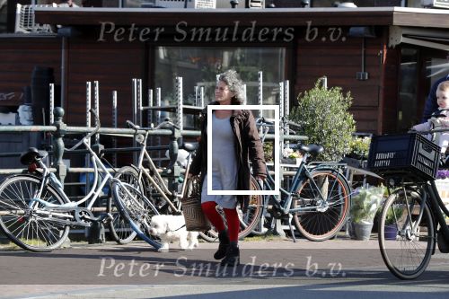 Amsterdam 1 april 2019
Yvonne Kroonenberg wandelen met haar hondje op de utrechtsestraat.