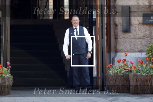 Amsterdam 23 april 2020
Edwin heijman de portier van het conservatorium hotel