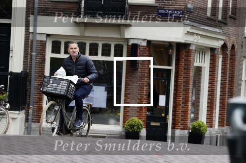 Amsterdam 28 april 2020
Raoul Heertje op de fiets in het centrum van Amsterdam.