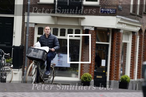 Amsterdam 28 april 2020
Raoul Heertje op de fiets in het centrum van Amsterdam.