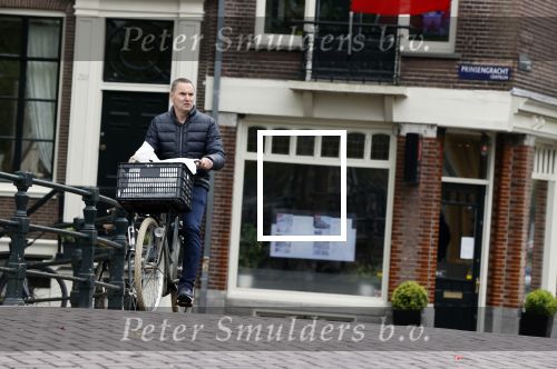 Amsterdam 28 april 2020
Raoul Heertje op de fiets in het centrum van Amsterdam.
