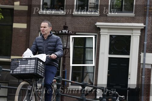 Amsterdam 28 april 2020
Raoul Heertje op de fiets in het centrum van Amsterdam.