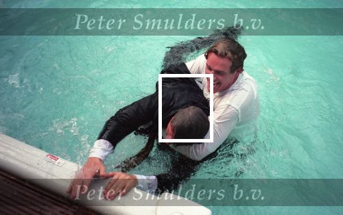 Eindhoven, 21 April 2000
Edwin Smulders gooit Willibrord Frequin in het zwembad