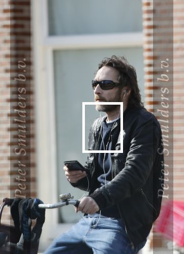 Amsterdam 21 april 2020
Xavier de Guzman bellend op de fiets