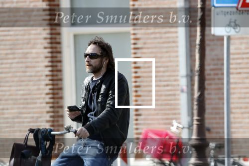 Amsterdam 21 april 2020
Xavier de Guzman bellend op de fiets