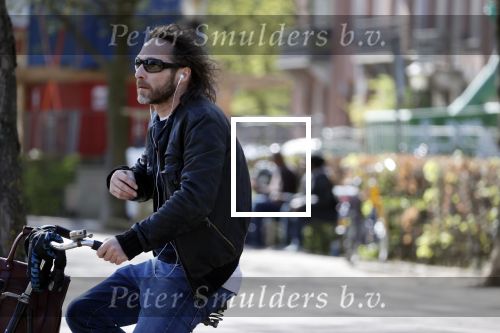 Amsterdam 21 april 2020
Xavier de Guzman bellend op de fiets