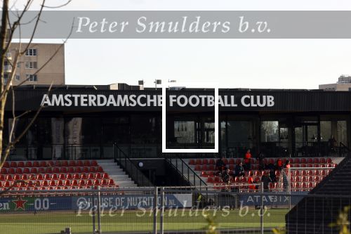 Amsterdam 22 april 2021
De nieuwe tribune van voetbalvereniging AFC