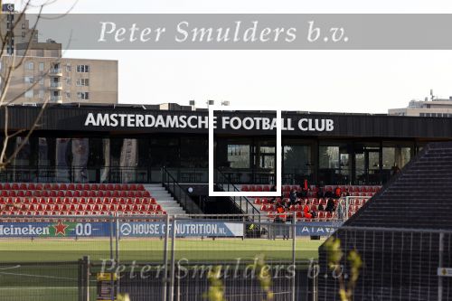 Amsterdam 22 april 2021
De nieuwe tribune van voetbalvereniging AFC