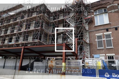 Amsterdam 6 mei 2021
Bouw van het nieuwe complex waar Albert Verlinde appartement heeft gekocht