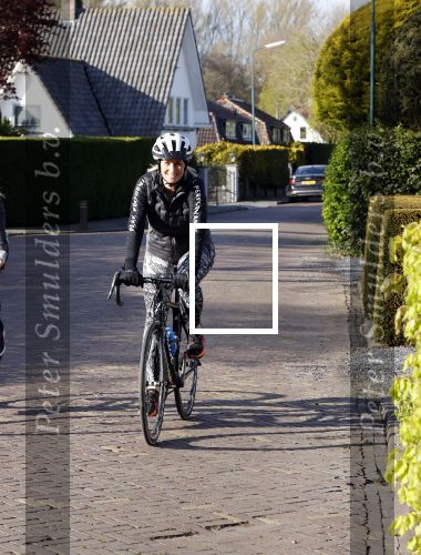 Nigtevecht 5 mei 2021
Anouk Smulders traint op wielrenfiets voor een event