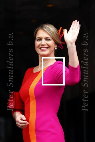 Amsterdam 30 april 2021
Koningin Maxima Look a like Cathelijne Schrauwen voor reportage in story met medewweking van Paul Schulten . Shoot vond plaats in het Andaz hotel