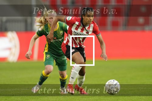 Eindhoven, 14 Mei 2021 PSV-ADO Den Haag Damesvoetbal, eindstand 6-2
Esmee Brugts