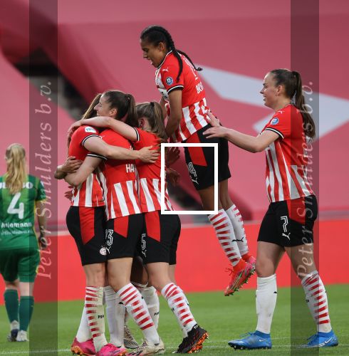 Eindhoven, 14 Mei 2021 PSV-ADO Den Haag Damesvoetbal, eindstand 6-2
Esmee Brugts