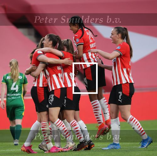 Eindhoven, 14 Mei 2021 PSV-ADO Den Haag Damesvoetbal, eindstand 6-2
Esmee Brugts