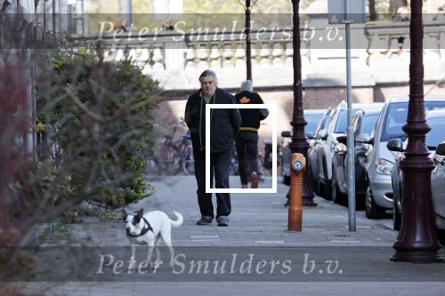 Amsterdam 15 april 2021
Hans v d Togt laat zijn hond uit.