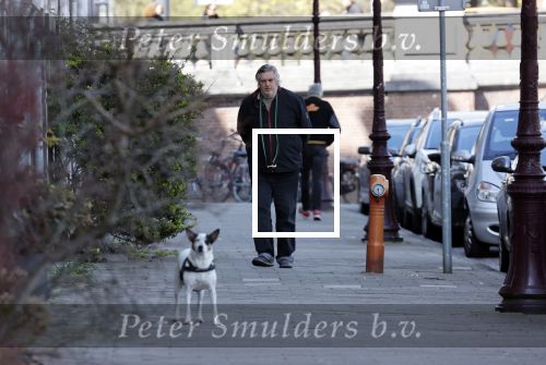 Amsterdam 15 april 2021
Hans v d Togt laat zijn hond uit.