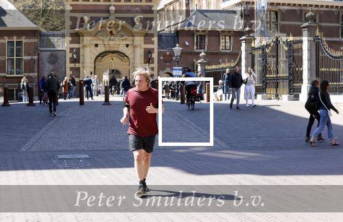 Amsterdam 26 april 2021
Jamie Westland ( Di-rect) hard lopend bij het binnenhof.