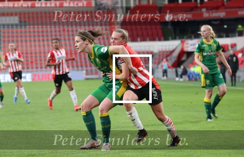 Eindhoven, 14 Mei 2021 PSV-ADO Den Haag Damesvoetbal, eindstand 6-2
Janou Levels