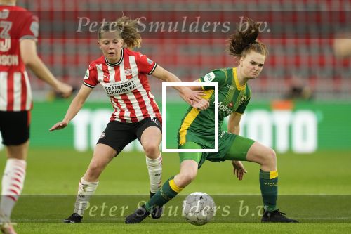 Eindhoven, 14 Mei 2021 PSV-ADO Den Haag Damesvoetbal, eindstand 6-2
Janou Levels