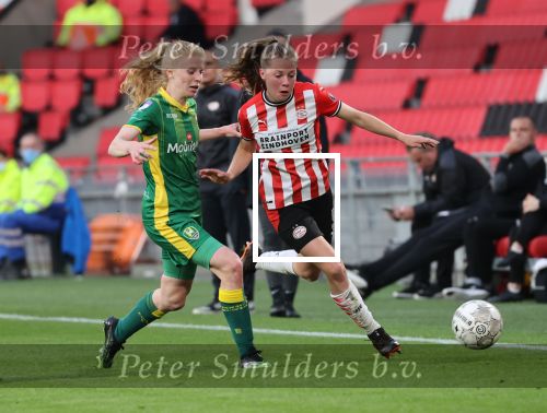 Eindhoven, 14 Mei 2021 PSV-ADO Den Haag Damesvoetbal, eindstand 6-2
Janou Levels