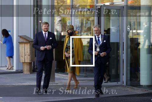 Eindhoven 27 april 2021
Koningsdag 2021 op de High tech Campus in Eindhoven.
Aanwezig Koning Willem Alexander Koningin Maxima Prinses Amalia Prinses Ariane en Prinses Alexia . John Jorritsma buregmeester van Eindhoven