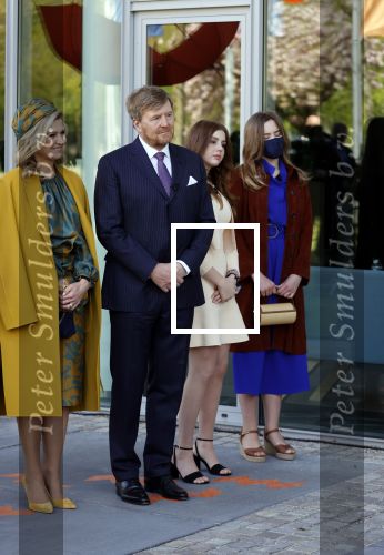Eindhoven 27 april 2021
Koningsdag 2021 op de High tech Campus in Eindhoven.
Aanwezig Koning Willem Alexander Koningin Maxima Prinses Amalia Prinses Ariane en Prinses Alexia .