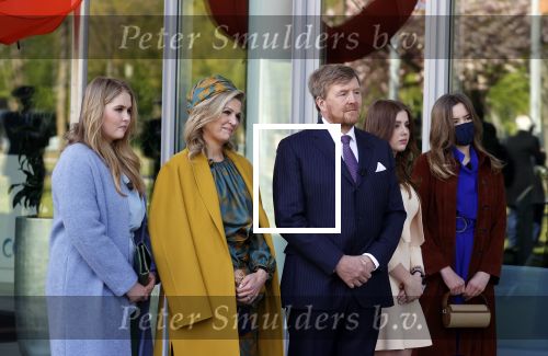 Eindhoven 27 april 2021
Koningsdag 2021 op de High tech Campus in Eindhoven.
Aanwezig Koning Willem Alexander Koningin Maxima Prinses Amalia Prinses Ariane en Prinses Alexia .
