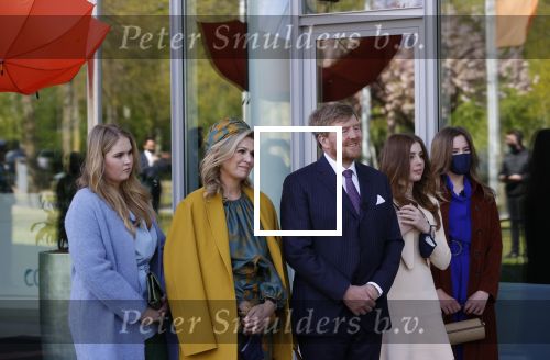 Eindhoven 27 april 2021
Koningsdag 2021 op de High tech Campus in Eindhoven.
Aanwezig Koning Willem Alexander Koningin Maxima Prinses Amalia Prinses Ariane en Prinses Alexia .