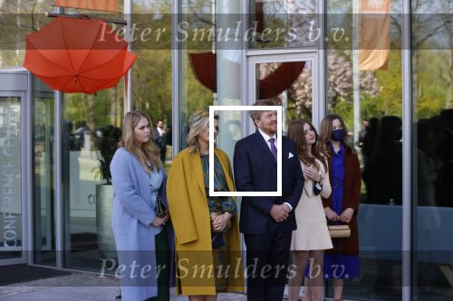 Eindhoven 27 april 2021
Koningsdag 2021 op de High tech Campus in Eindhoven.
Aanwezig Koning Willem Alexander Koningin Maxima Prinses Amalia Prinses Ariane en Prinses Alexia .