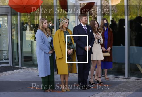 Eindhoven 27 april 2021
Koningsdag 2021 op de High tech Campus in Eindhoven.
Aanwezig Koning Willem Alexander Koningin Maxima Prinses Amalia Prinses Ariane en Prinses Alexia .