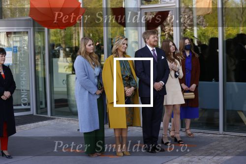 Eindhoven 27 april 2021
Koningsdag 2021 op de High tech Campus in Eindhoven.
Aanwezig Koning Willem Alexander Koningin Maxima Prinses Amalia Prinses Ariane en Prinses Alexia .