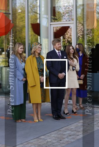Eindhoven 27 april 2021
Koningsdag 2021 op de High tech Campus in Eindhoven.
Aanwezig Koning Willem Alexander Koningin Maxima Prinses Amalia Prinses Ariane en Prinses Alexia .