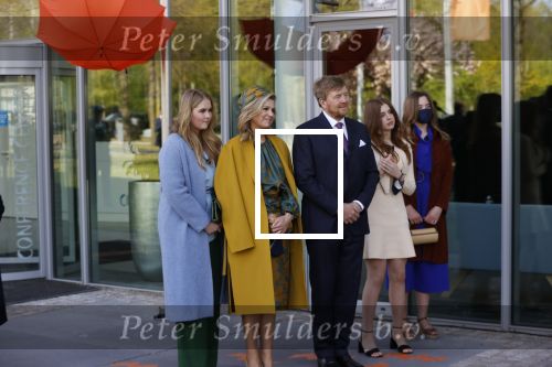 Eindhoven 27 april 2021
Koningsdag 2021 op de High tech Campus in Eindhoven.
Aanwezig Koning Willem Alexander Koningin Maxima Prinses Amalia Prinses Ariane en Prinses Alexia .