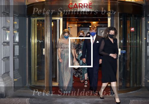 Amsterdam 12 mei 2021
Koning Willem Alexander Koningin Maxima Prinses Beatrix Prinses Amalia Alexia en Ariane bij Carre vanwege de 50e verjaardag van Koningin Maxima