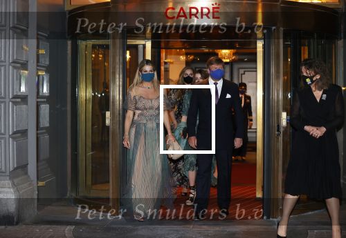 Amsterdam 12 mei 2021
Koning Willem Alexander Koningin Maxima Prinses Beatrix Prinses Amalia Alexia en Ariane bij Carre vanwege de 50e verjaardag van Koningin Maxima