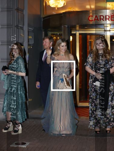 Amsterdam 12 mei 2021
Koning Willem Alexander Koningin Maxima Prinses Beatrix Prinses Amalia Alexia en Ariane bij Carre vanwege de 50e verjaardag van Koningin Maxima