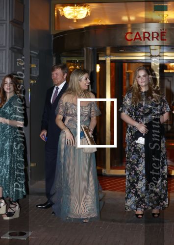 Amsterdam 12 mei 2021
Koning Willem Alexander Koningin Maxima Prinses Beatrix Prinses Amalia Alexia en Ariane bij Carre vanwege de 50e verjaardag van Koningin Maxima