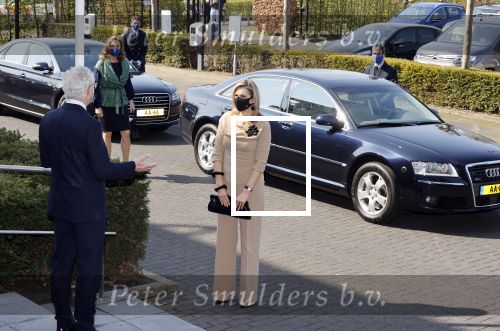Uden 20 april 2021
Koningin Maxima bezoekt het HQ van CSU . Ze arriveert in haar audi A8