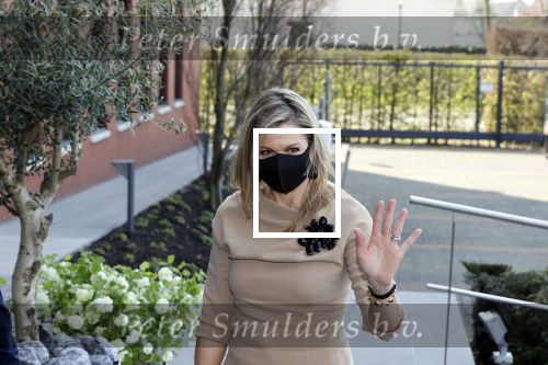 Uden 20 april 2021
Koningin Maxima bezoekt het HQ van CSU . Ze arriveert in haar audi A8