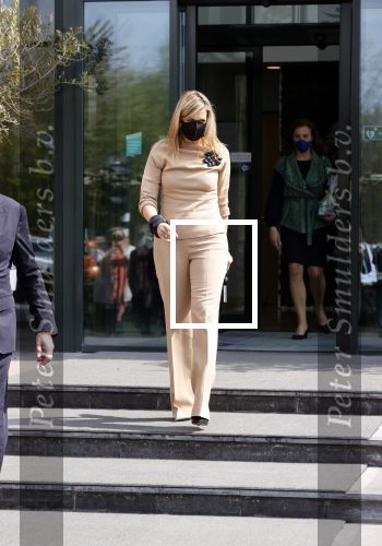 Uden 20 april 2021
Koningin Maxima bezoekt het HQ van CSU . Ze arriveert in haar audi A8