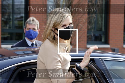 Uden 20 april 2021
Koningin Maxima bezoekt het HQ van CSU . Ze arriveert in haar audi A8