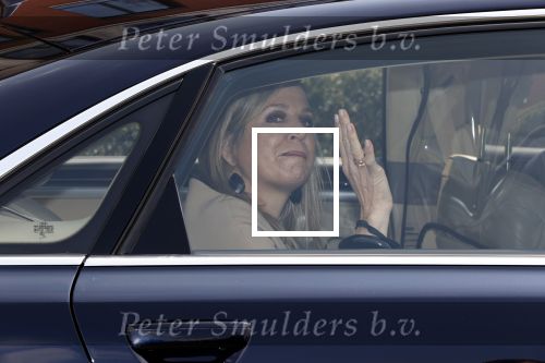 Uden 20 april 2021
Koningin Maxima bezoekt het HQ van CSU . Ze arriveert in haar audi A8