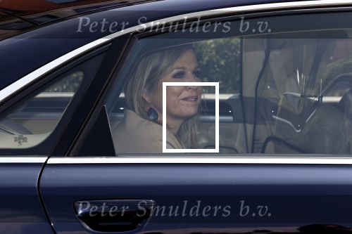 Uden 20 april 2021
Koningin Maxima bezoekt het HQ van CSU . Ze arriveert in haar audi A8