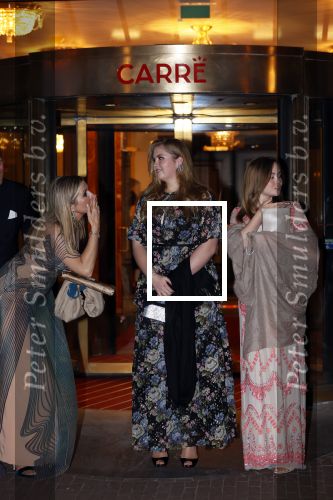 Amsterdam 12 mei 2021
Koning Willem Alexander Koningin Maxima Prinses Beatrix Prinses Amalia Alexia en Ariane bij Carre vanwege de 50e verjaardag van Koningin Maxima
