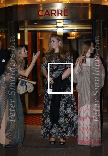 Amsterdam 12 mei 2021
Koning Willem Alexander Koningin Maxima Prinses Beatrix Prinses Amalia Alexia en Ariane bij Carre vanwege de 50e verjaardag van Koningin Maxima