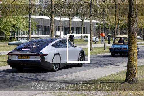 Eindhoven 27 april 2021
Koningsdag 2021 op de High tech Campus in Eindhoven.
Aanwezig Koning Willem Alexander Koningin Maxima Prinses Amalia Prinses Ariane en Prinses Alexia . Lightyear auto waar Maxima in rijdt