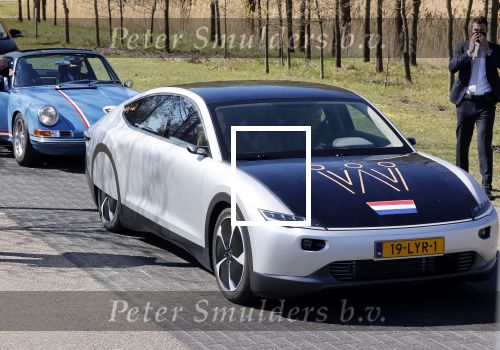 Eindhoven 27 april 2021
Koningsdag 2021 op de High tech Campus in Eindhoven.
Lightyear auto met Koningin Maxima