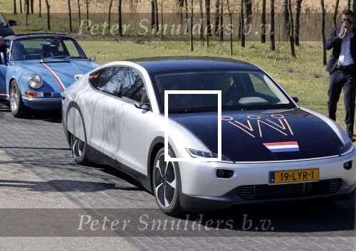 Eindhoven 27 april 2021
Koningsdag 2021 op de High tech Campus in Eindhoven.
Lightyear auto met Koningin Maxima
