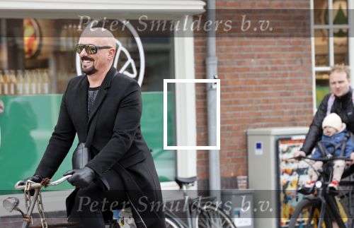 Amsterdam 3 april 2021
Maik de Boer op de fiets in Amsterdam zuid